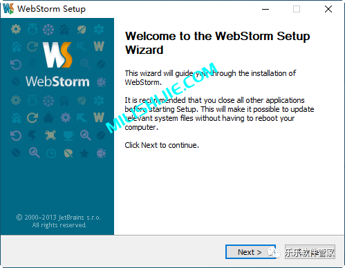 Jetbrains WebStorm 6软件安装包和安装教程